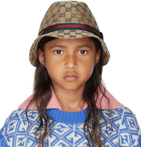 kids' gucci bucket hat|authentic gucci bucket hat.